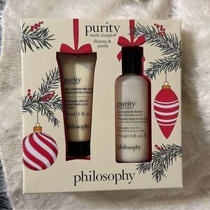 philosophy purity made simple cleanse & purify clay mask & facial cleanser